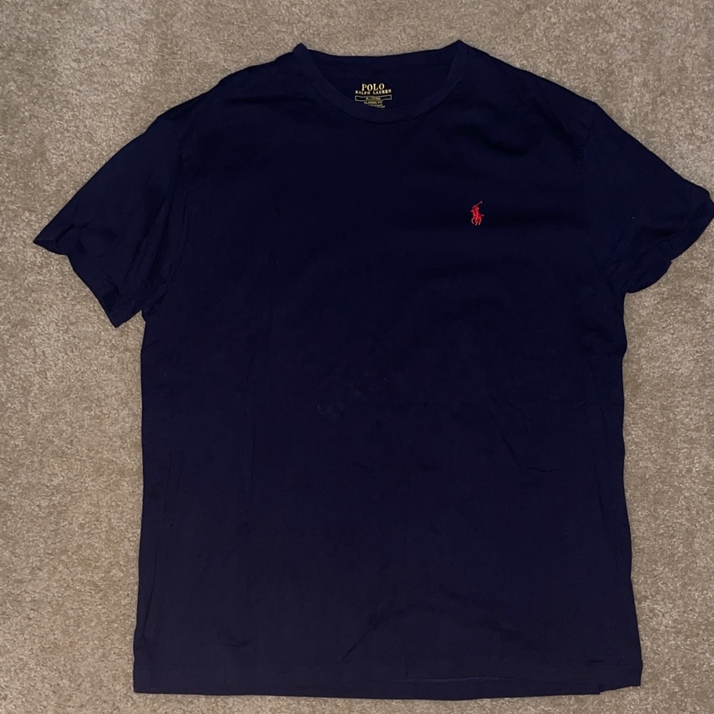 Polo by Ralph Lauren Men's Dark Blue Tee